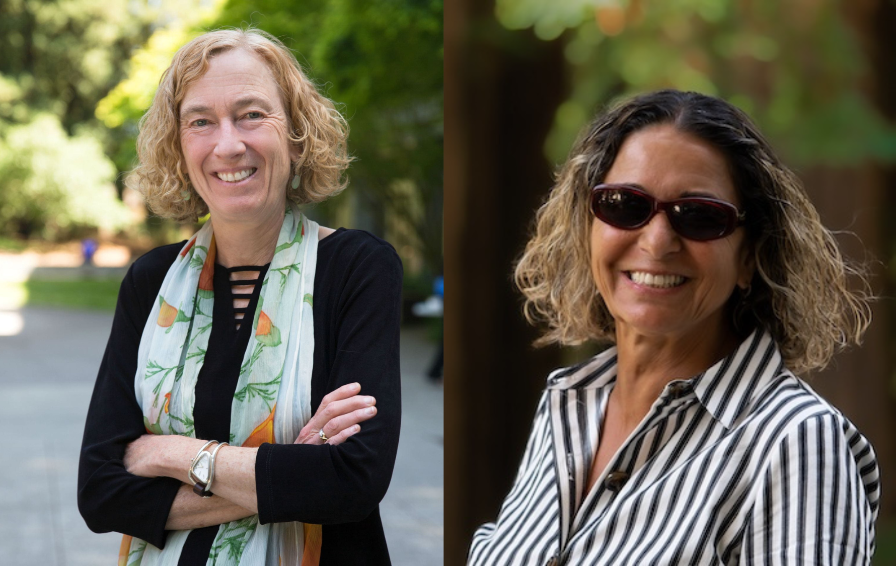 Portraits of Katharyne Mitchell and Adina Paytan