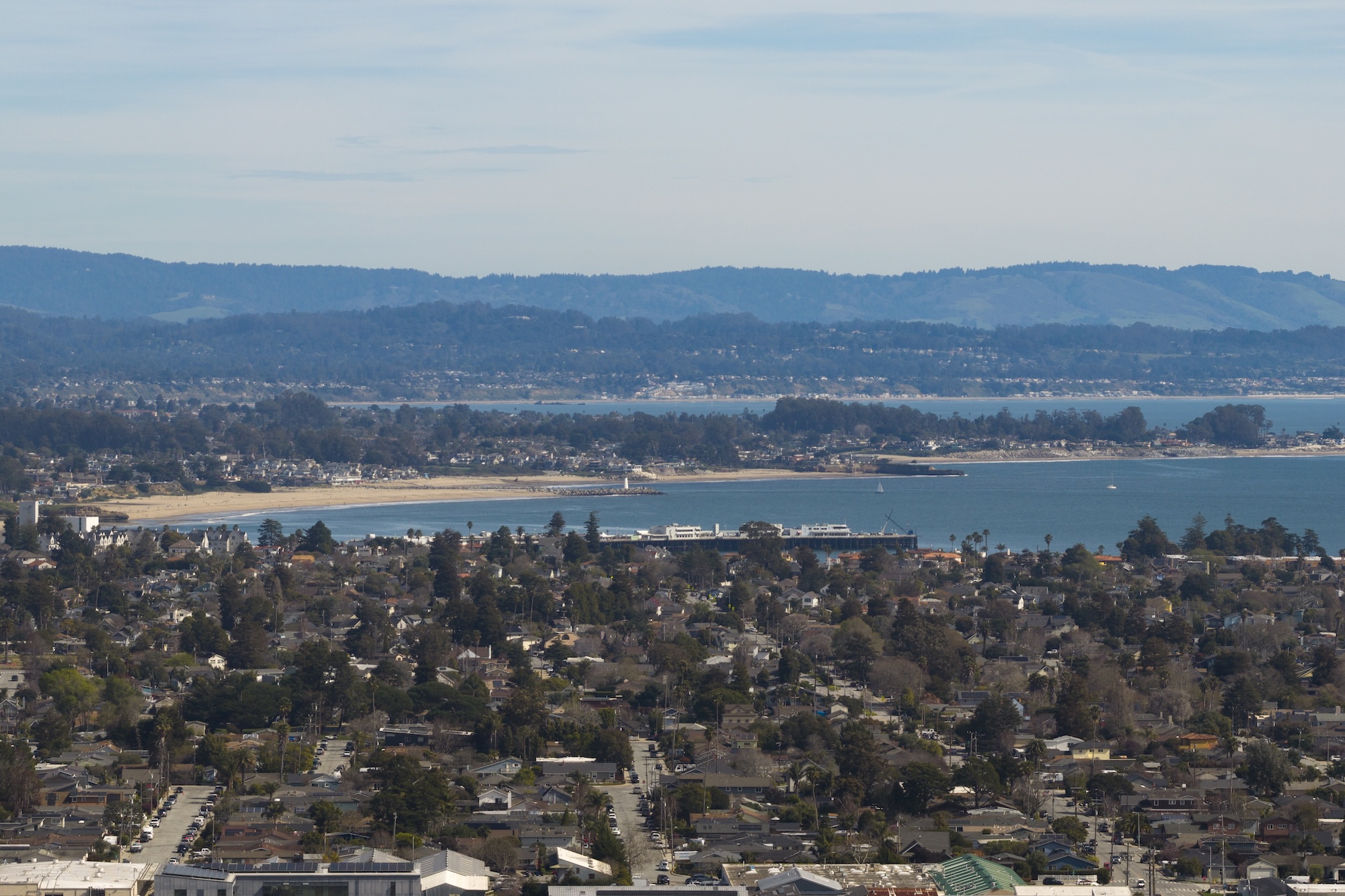 Aerial photo of Santa Cruz