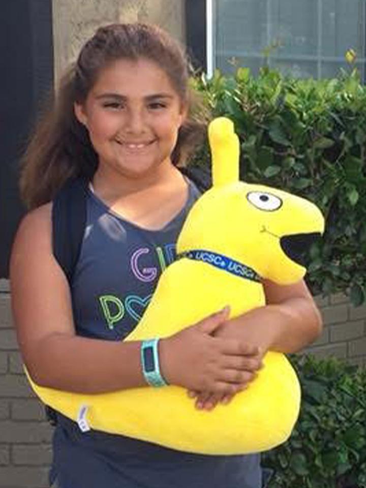 Lilli Alcantar first visited UC Santa Cruz on a fourth-grade field trip.