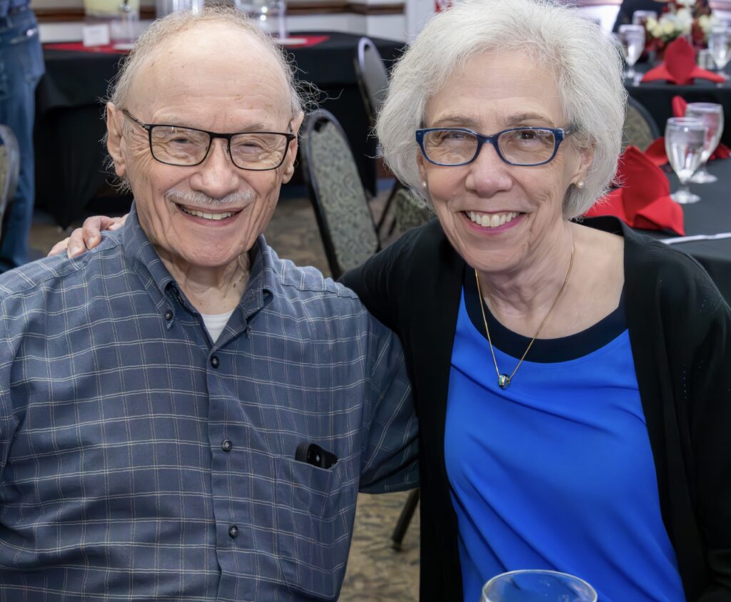 Edward (left) and Miriam (right) Landesman.