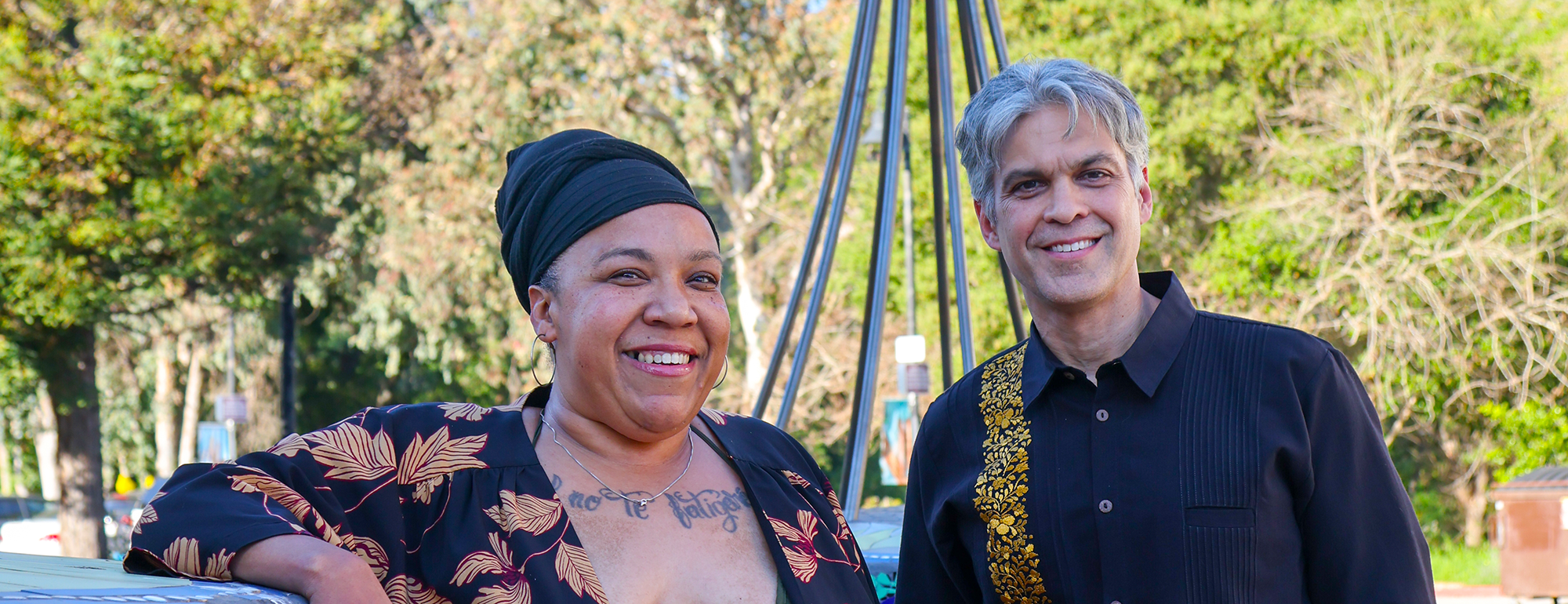 Jasmin Schlafke (right) and Enrico Ramirez-Ruiz (left)