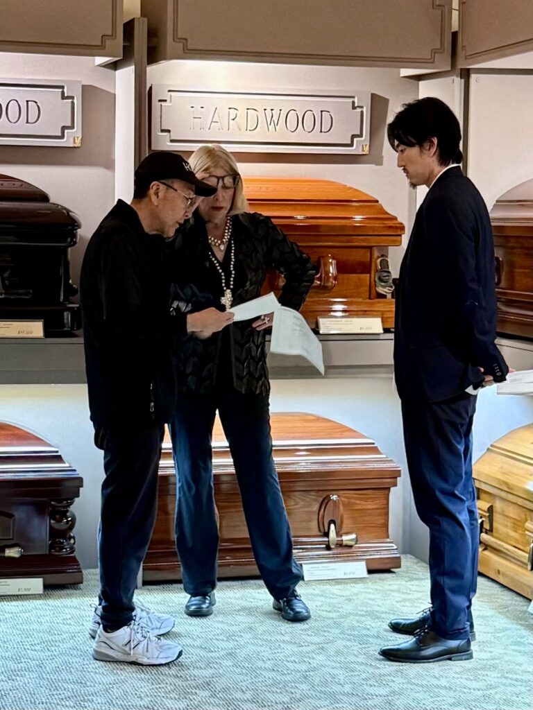 John Kim on set of Reunion