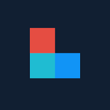 Louisville public media logo - red, green, and blue squares form an L-shape