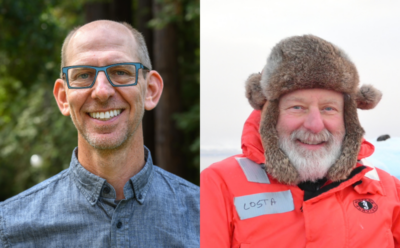 Composite image of Professors Fortney at left and Costa on the right